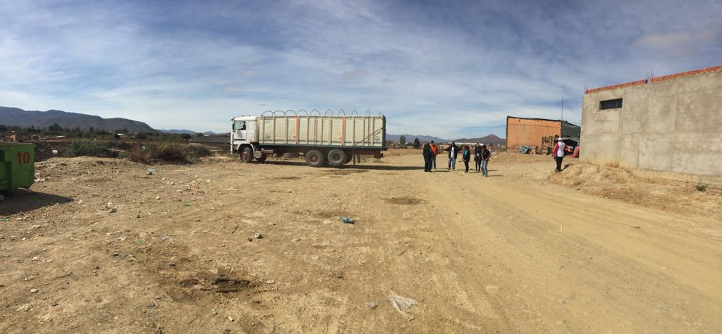 Municipio de Tarija inició trabajos de preparación para traslado de camiones al mercado Abasto del Sur