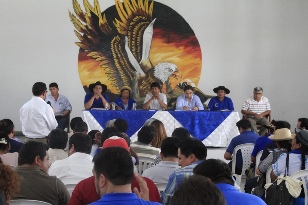 Evo Morales se reúne con Organizaciones Sociales de Tarija