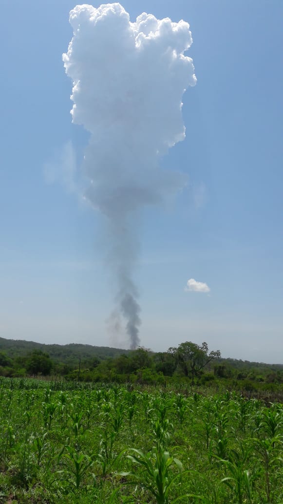 Incendio controlado en Villa Montes, YPFB asegura que no afectará a la provisión del gas