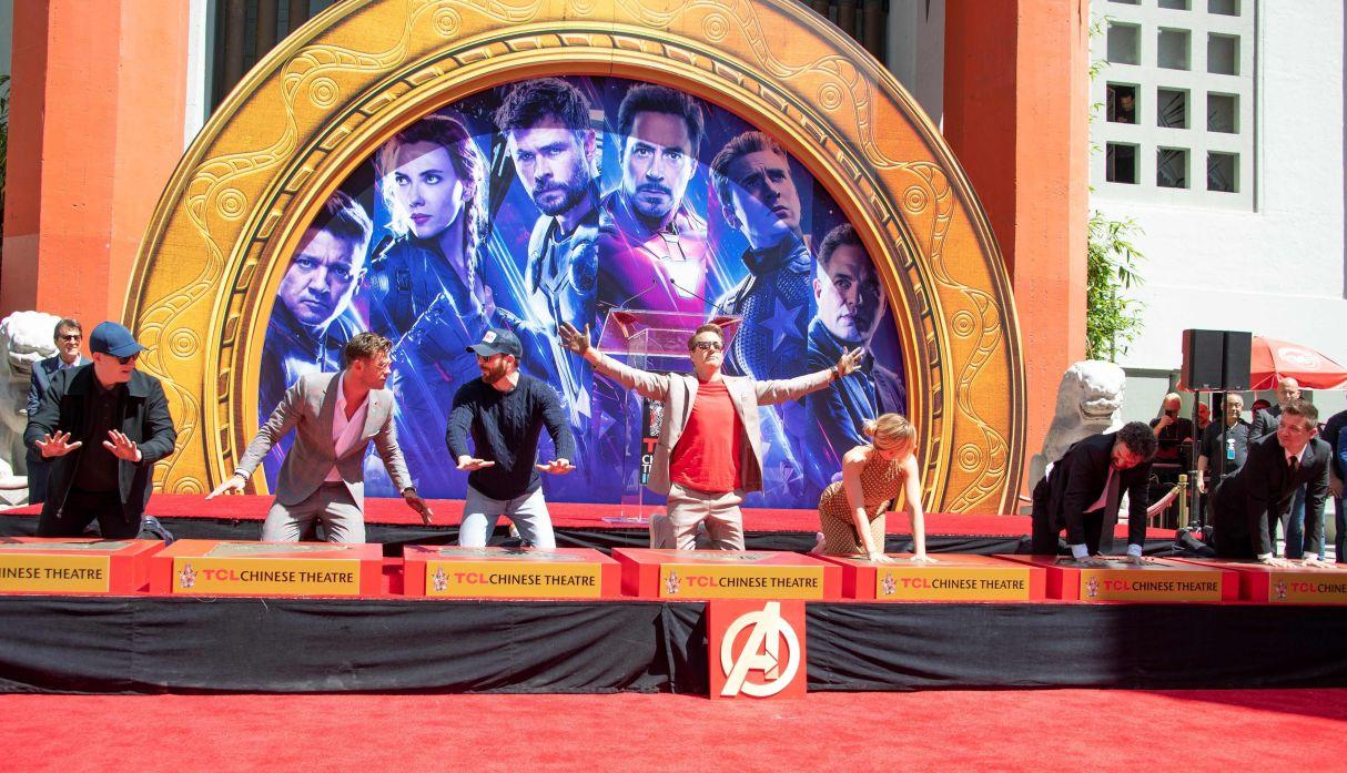 Héroes de Avengers están ya en el Paseo de la Fama