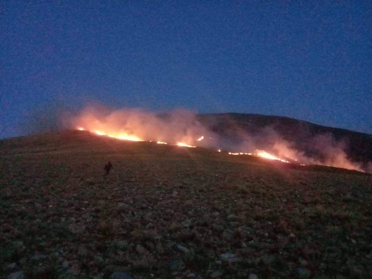 Incendio en Yunchará afectó 500 hectáreas