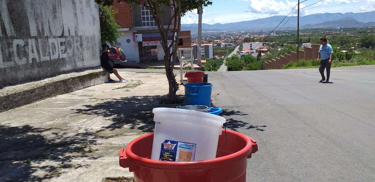 Racionamiento de agua, distrito 13 y barrios aledaños los más afectados en Tarija