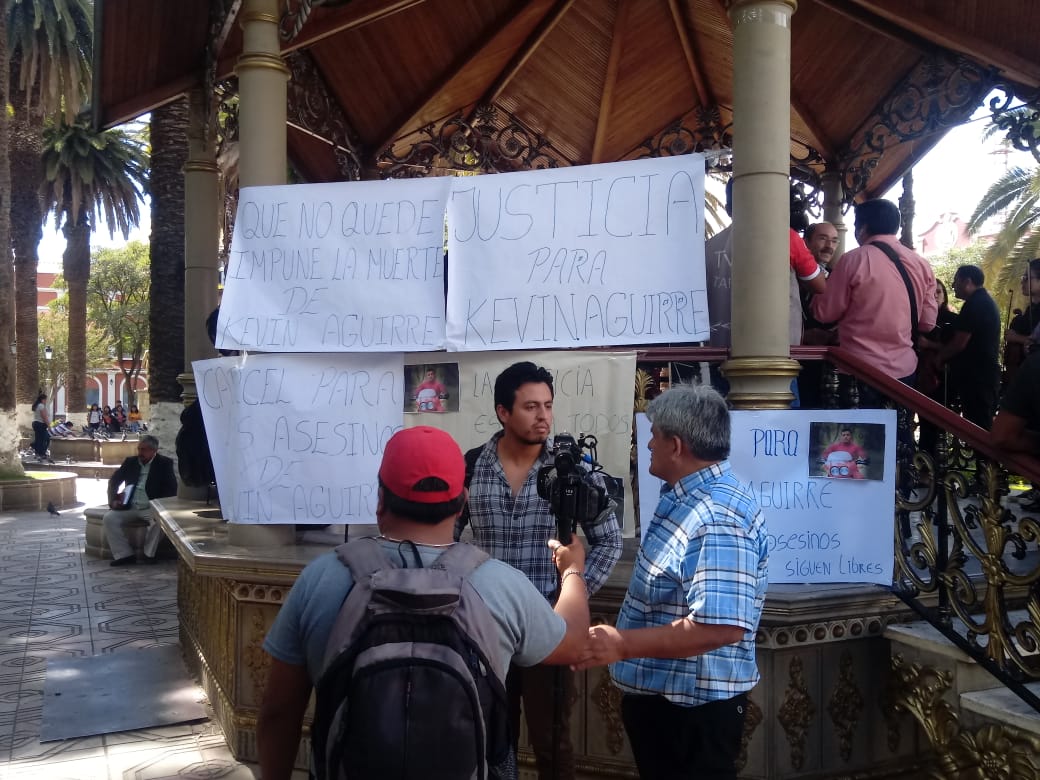 Familiares y amigos de Kevin Aguirre exigen justicia