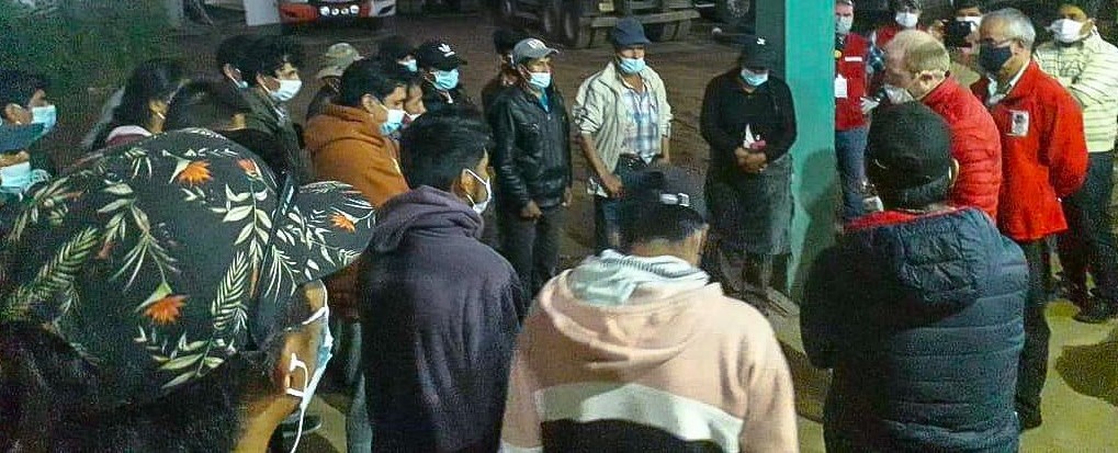 Oliva garantiza seguridad para los repatriados que cumplen cuarentena en Tarija