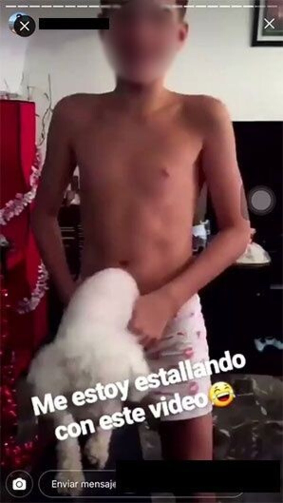 Repudio por video de chico violando a perro