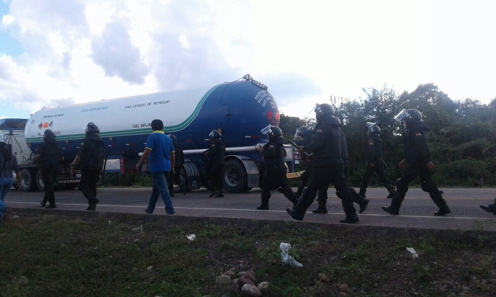 Desbloquean ruta 9 de Villa Montes