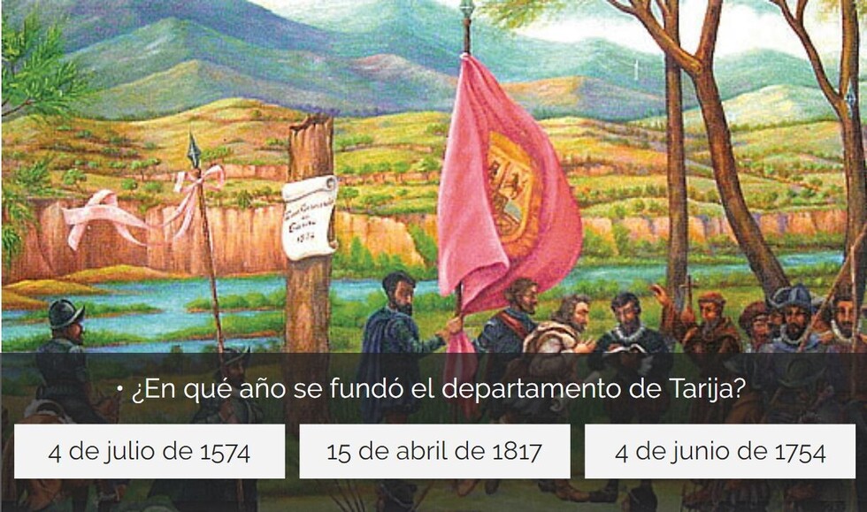 ¿Eres tarijeño(a)? ¿Cuánto conoces sobre Tarija?