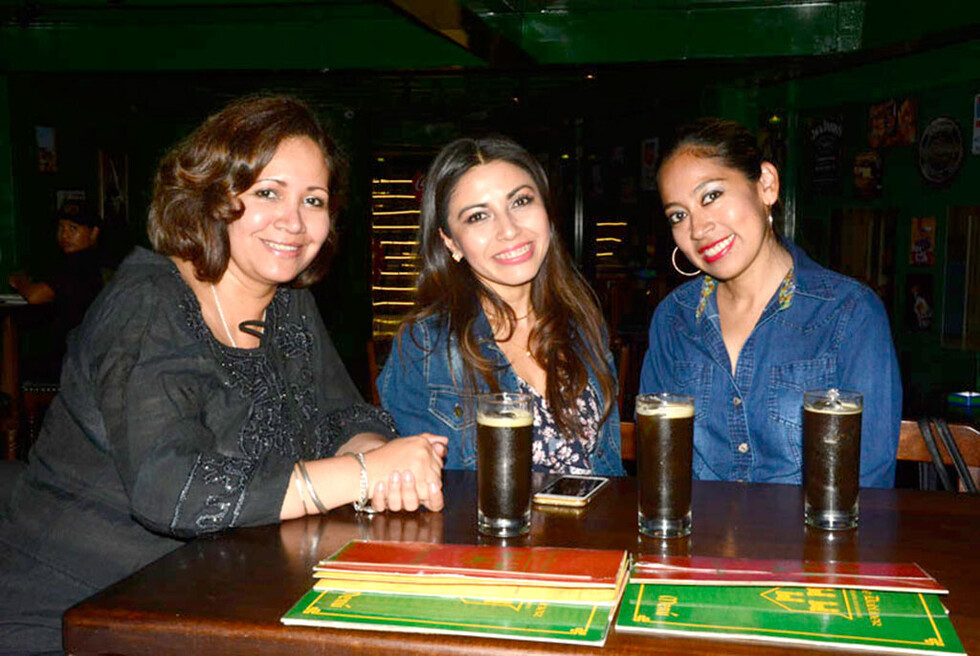 Disfrutando una noche “irlandesa”