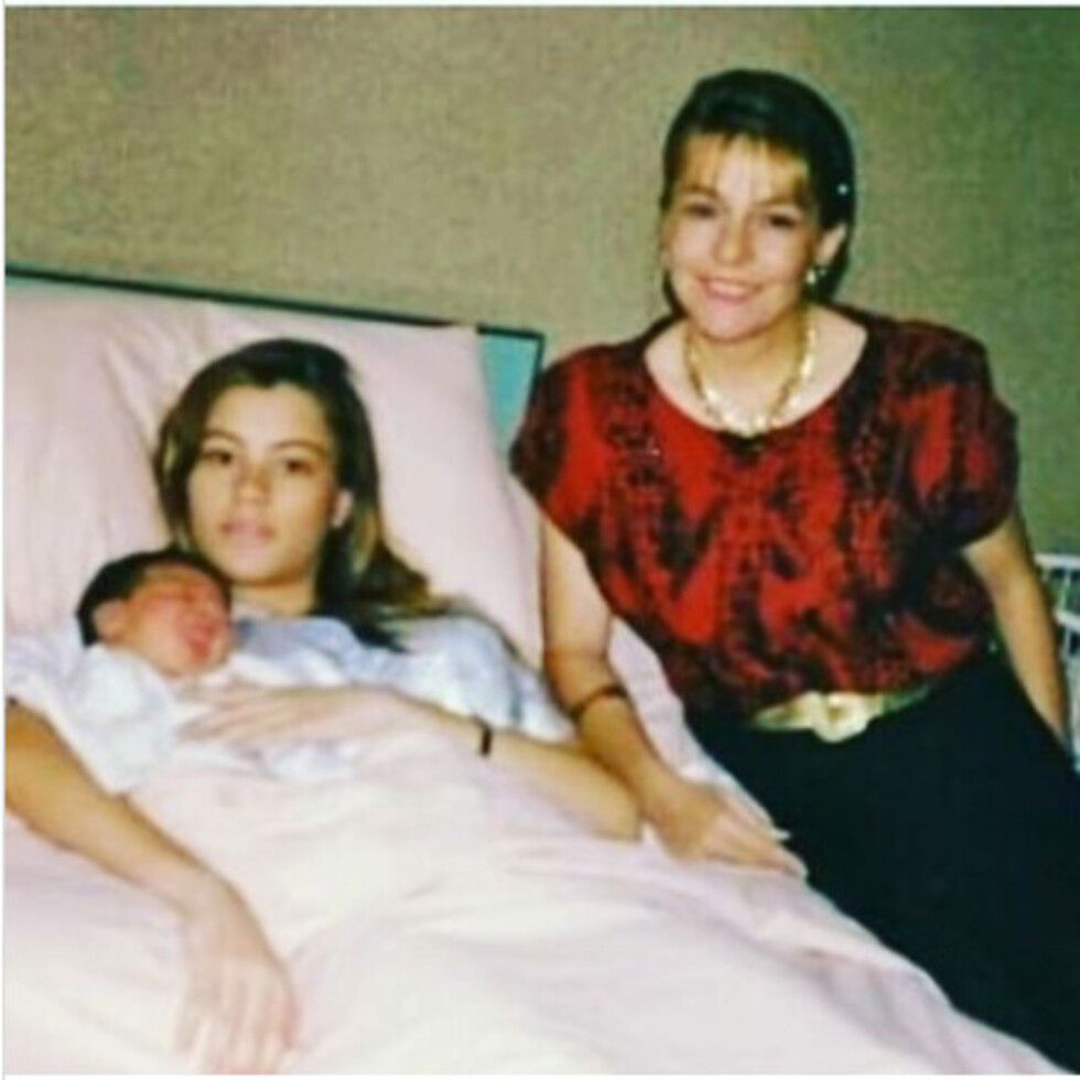 Sofía recordó una foto con su hijo Manolo