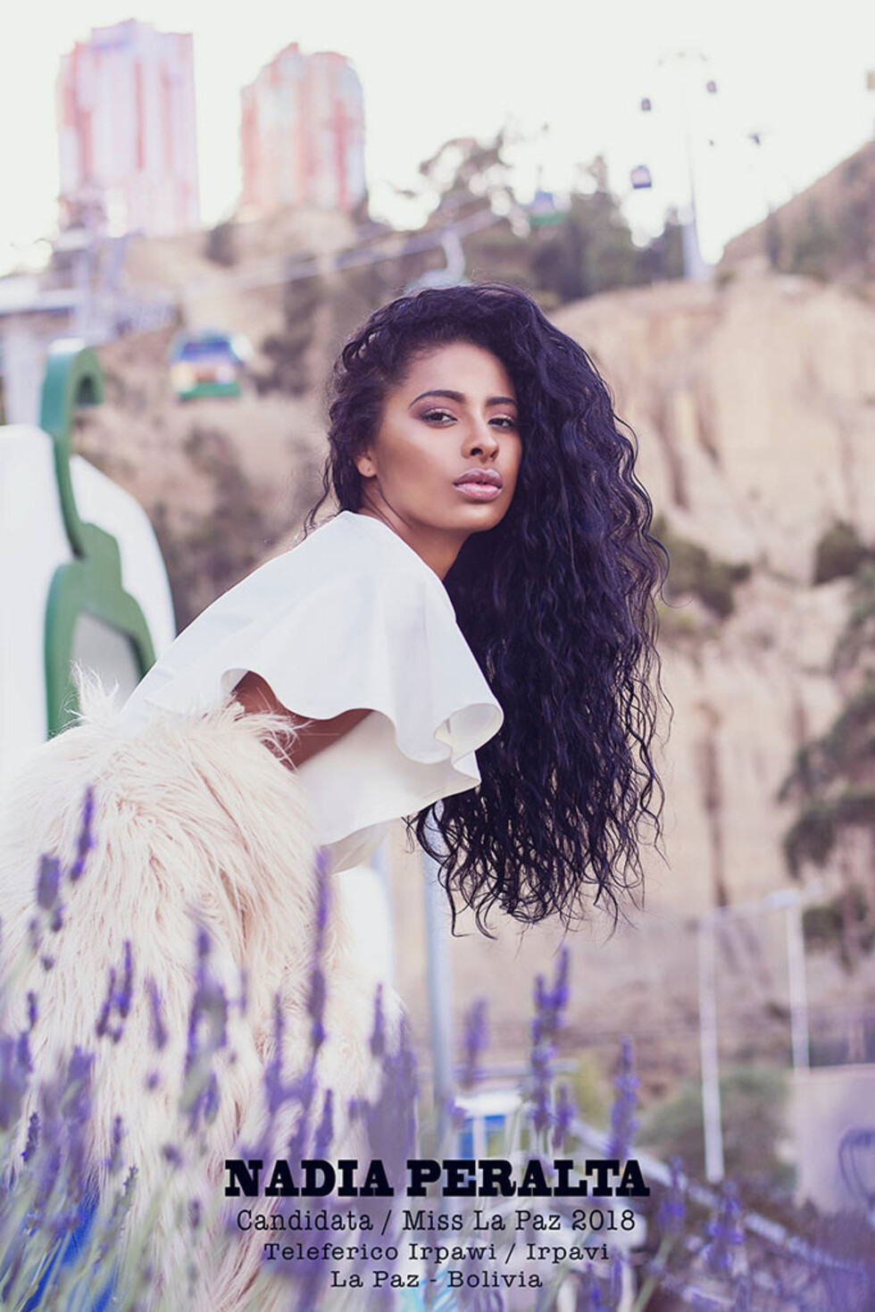 Nadia Peralta rumbo al  Miss La Paz