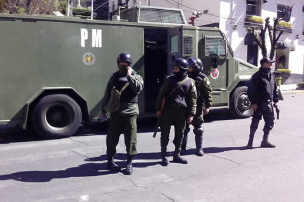 Policía reforzará control en uso de equipos antidisturbios