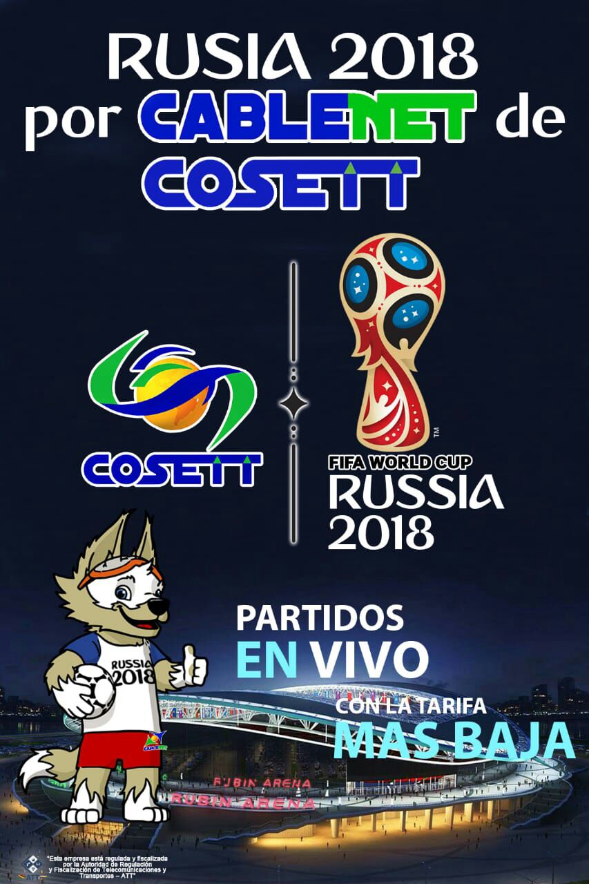 Cosett confirma que transmitirá el Mundial