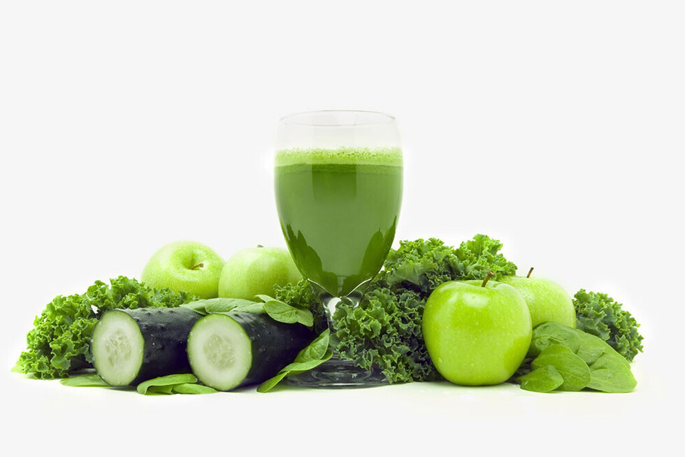 Verduras en forma de batidos
