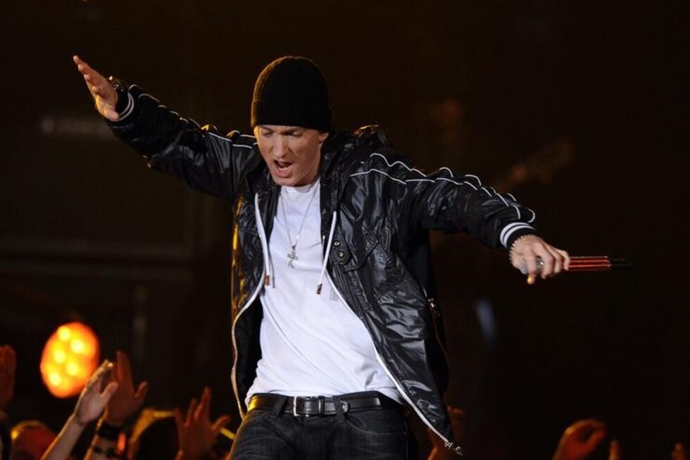 Eminem alarmó  a su público en  presentación