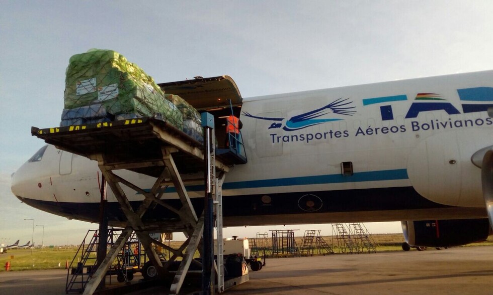 Bolivia envía 46 toneladas de ayuda a afectados por volcán en Guatemala