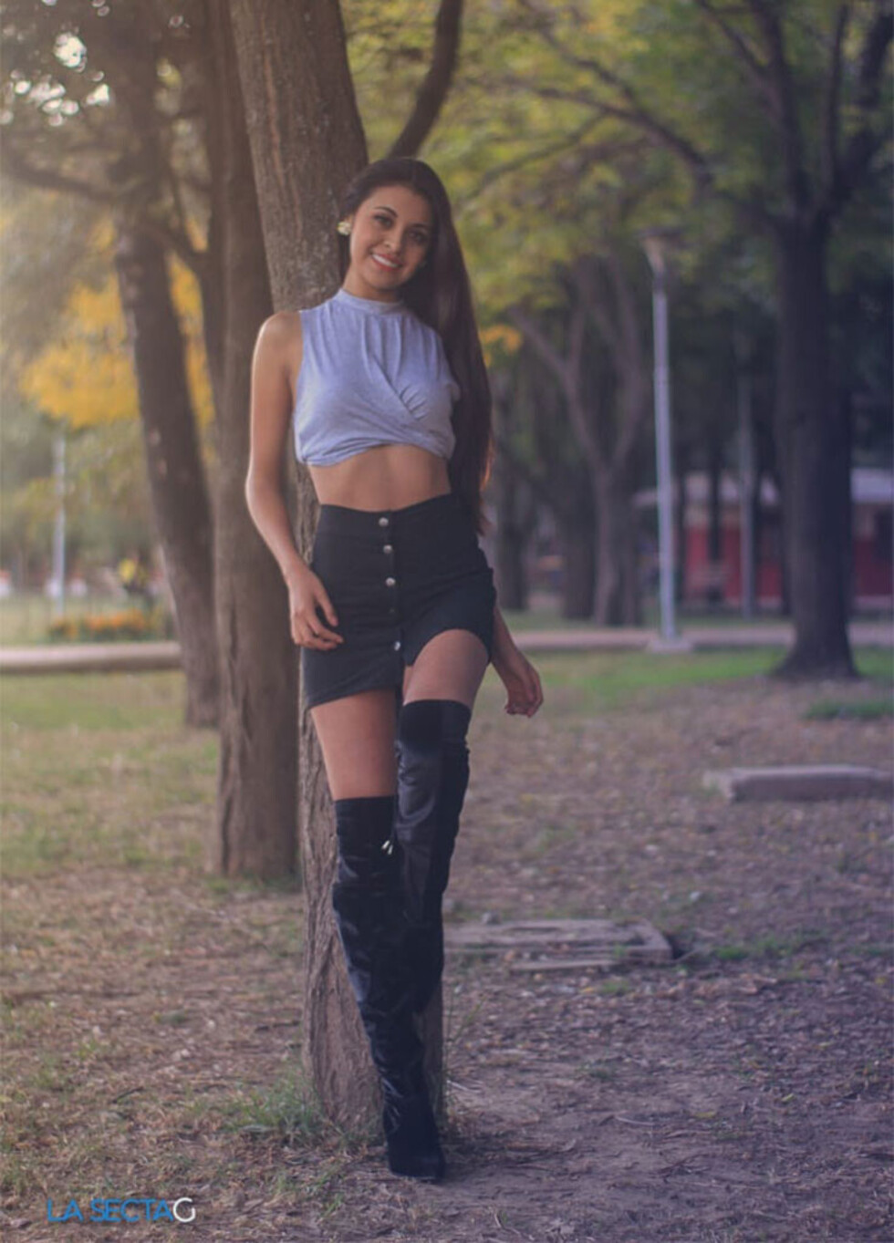 Karen Quispe, lista para  el Miss Bolivia