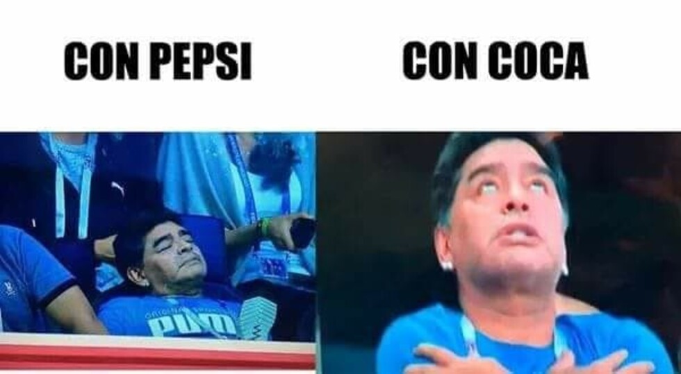 Memes y videos de Maradona inundan RRSS tras partido de Argentina con Nigeria