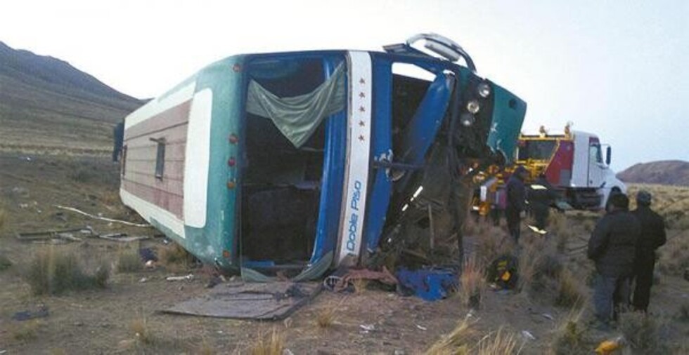 Accidentes en Oruro cobran la vida de 2 personas