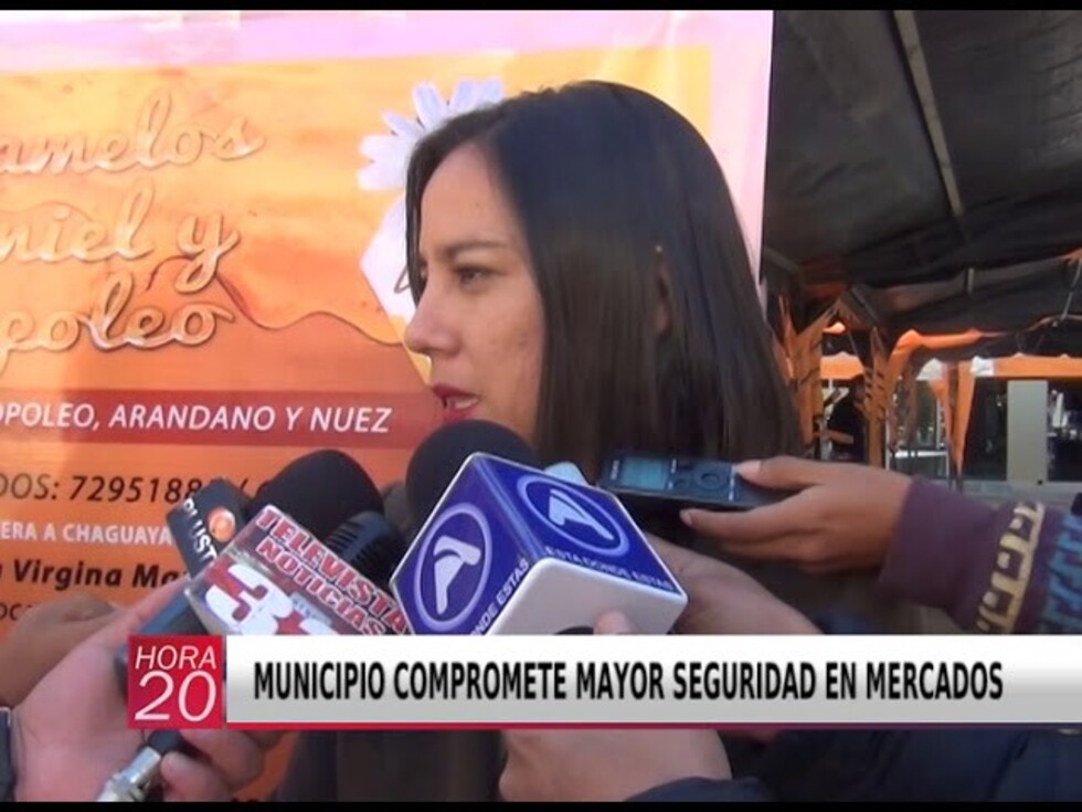 Municipio compromete mayor seguridad en mercados           