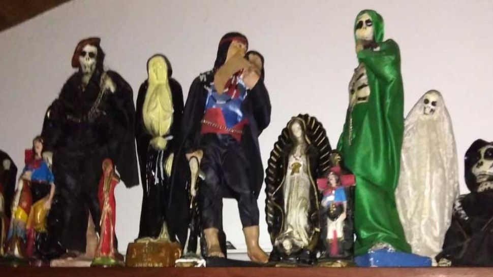 Caen 16 narcos en santuario San La Muerte con armas