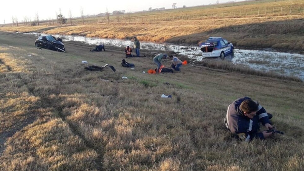 Atropello masivo de policías deja un fallecido