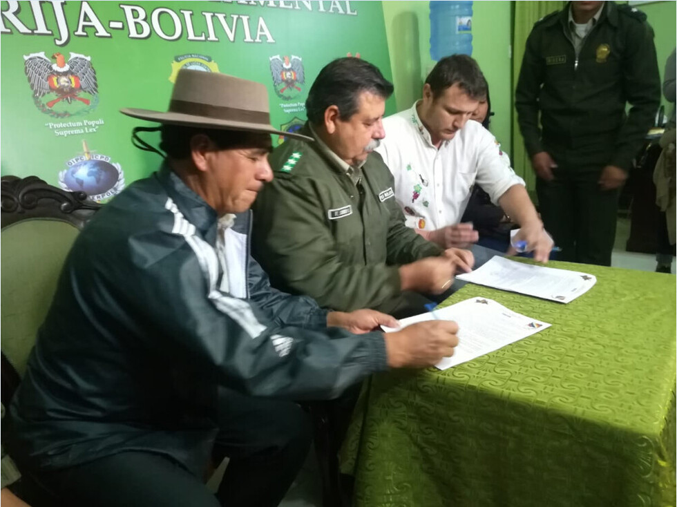 Policía capacitará a campesinos contra incendios