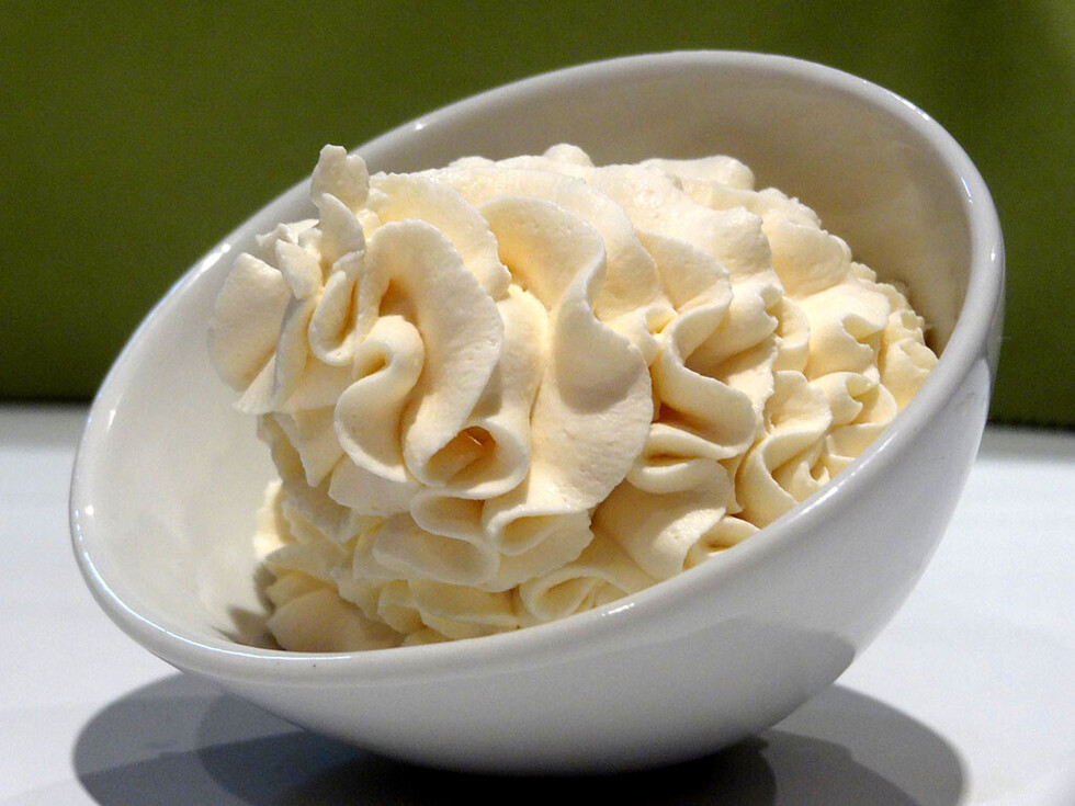 La crema chantilly