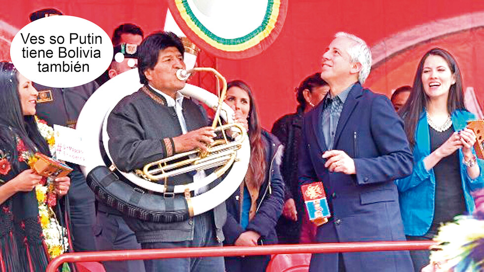 Según Evo Morales “Bolivia tiene so Putin”