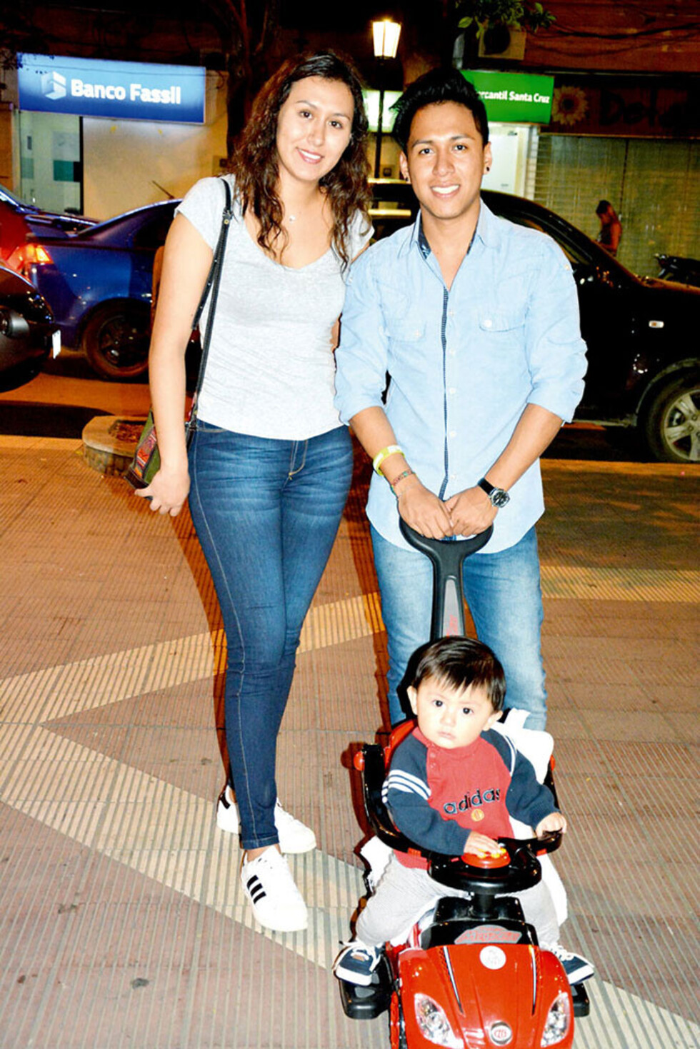 Paseando  con los familiares