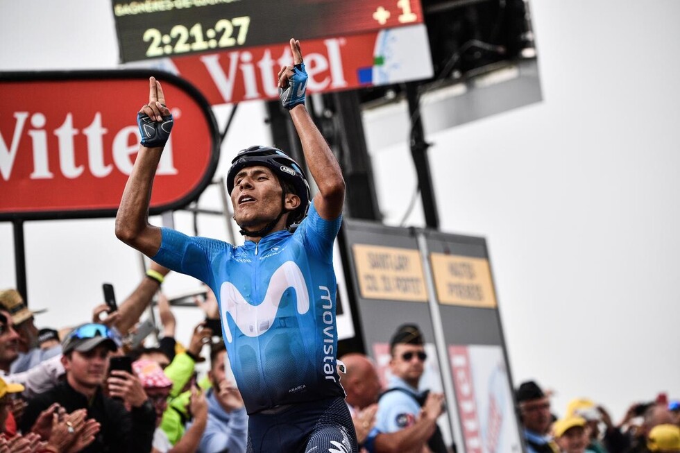 Nairo Quintana ruge en el Tour de France