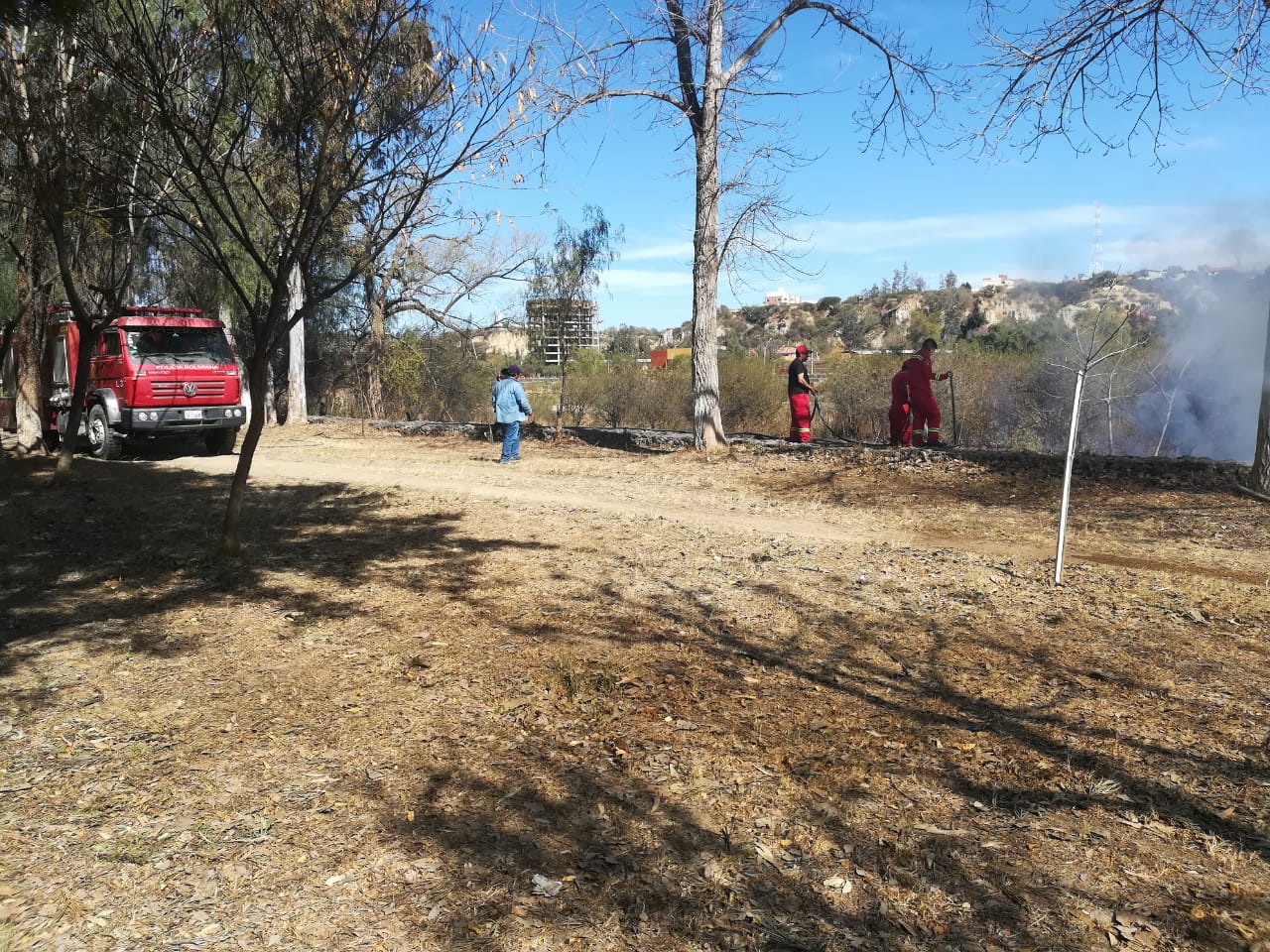 Controlan incendio en el Parque de Los Changuitos