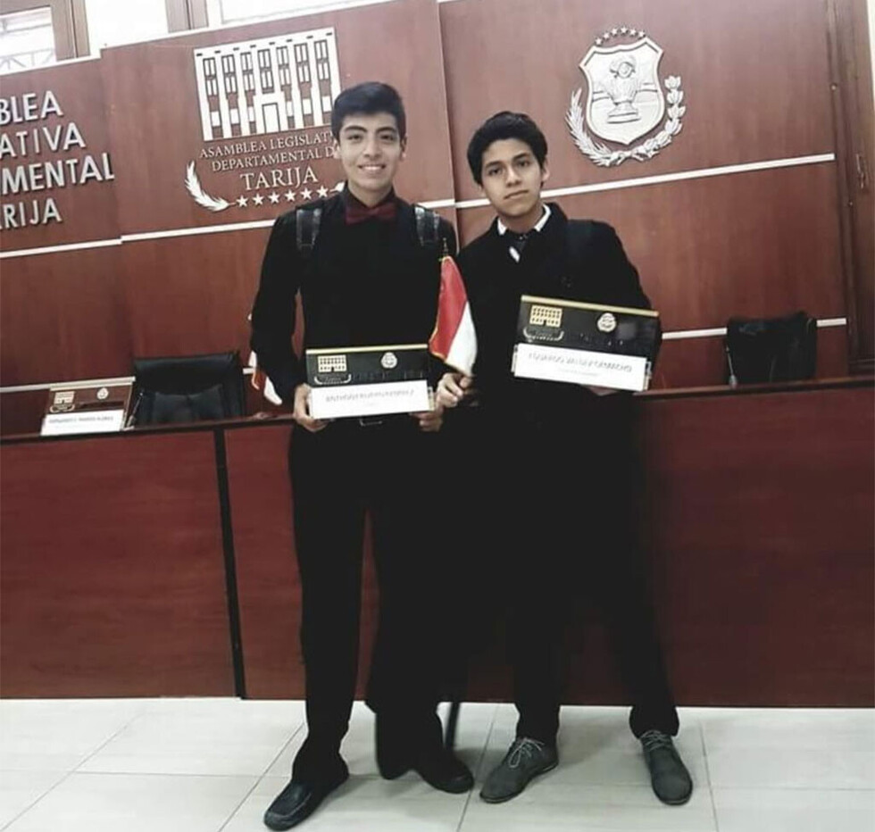 Anthony Rivero Alumno destacado del Colegio San Bernardo