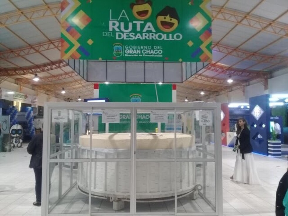 Expochaco tiene queso de casi cinco toneladas