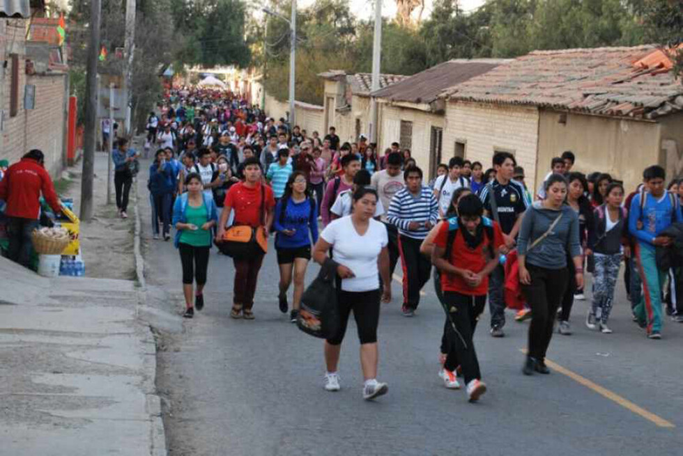 Gacip alistó todo para  apoyar a los peregrinos