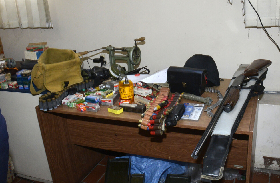 Hallan arsenal de guerra en casa de la zona Sur