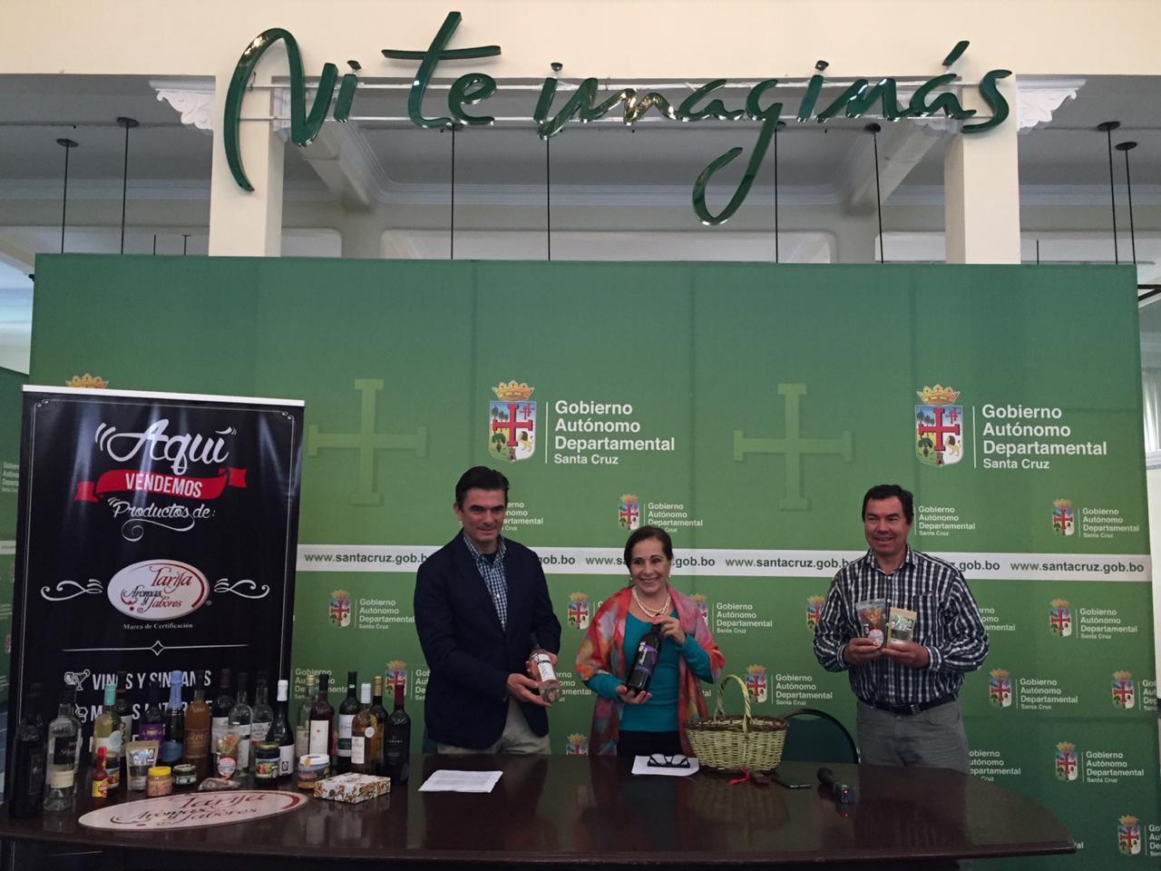 Realizan el lanzamiento de la marca “Tarija Aromas y Sabores” en Santa Cruz
