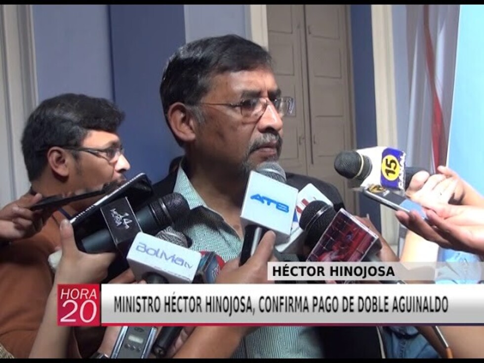 Ministro de Trabajo asegura doble aguinaldo para este año