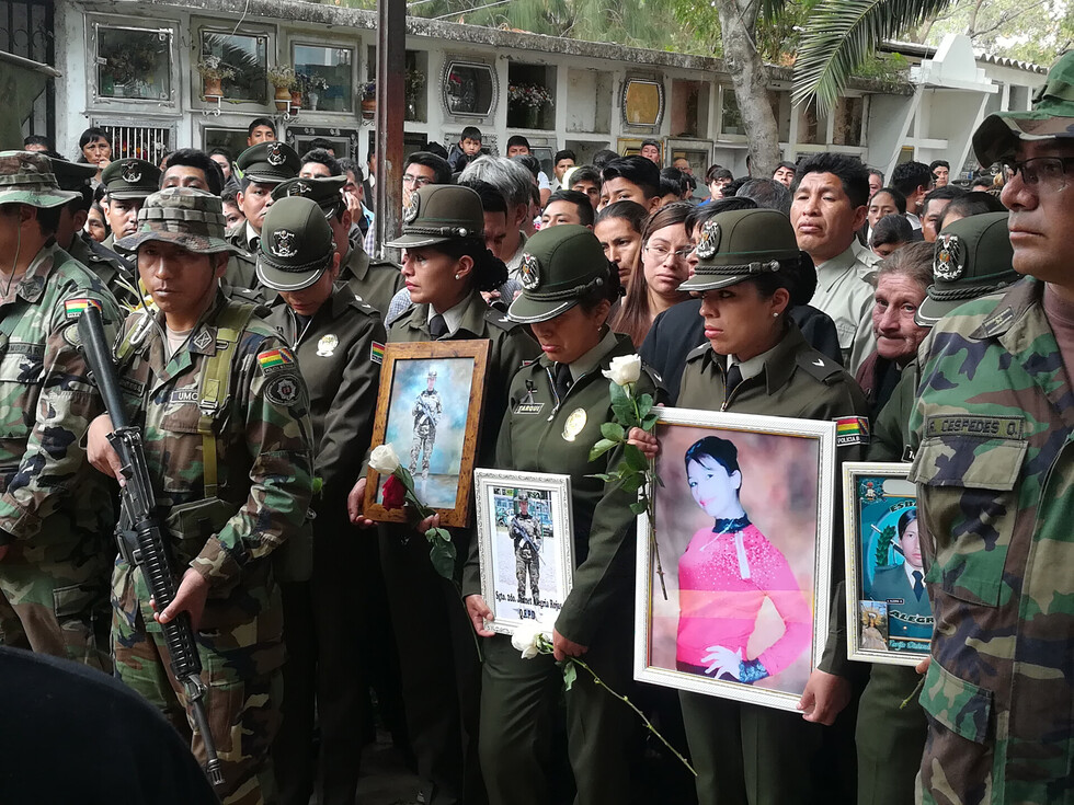Despidieron con honores a  la sargento Jhanet Alegría