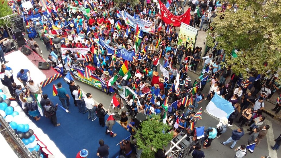 MAS proclama a Evo Morales y agenda 2025 en el día de la democracia