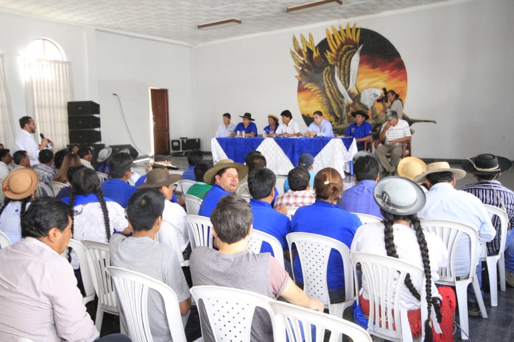 Evo Morales se reúne con Organizaciones Sociales de Tarija