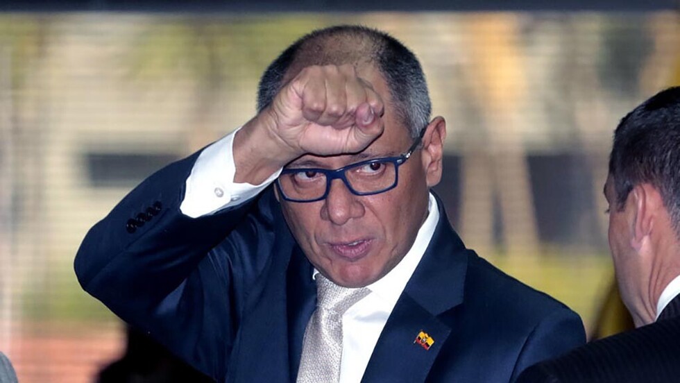"Mi vida corre peligro": Exvicepresidente de Ecuador en huelga de hambre por su traslado de prisión