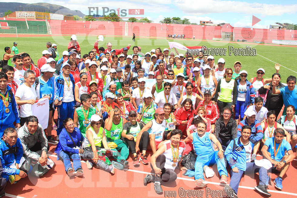 Tarija se quedó con el nacional máster de atletismo