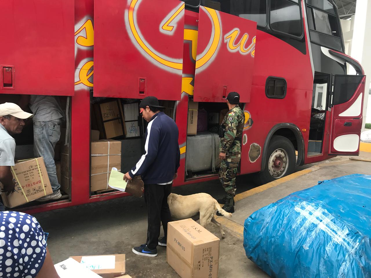 Hallan marihuana en una encomienda procedente de la ciudad de Cochabamba