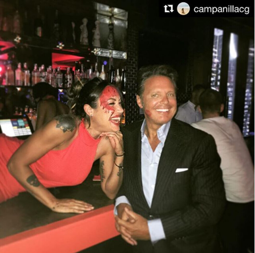 Luis Miguel se fue de fiesta de Halloween