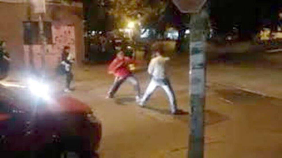 Sujeto agredió a 2 personas y fue aprehendido