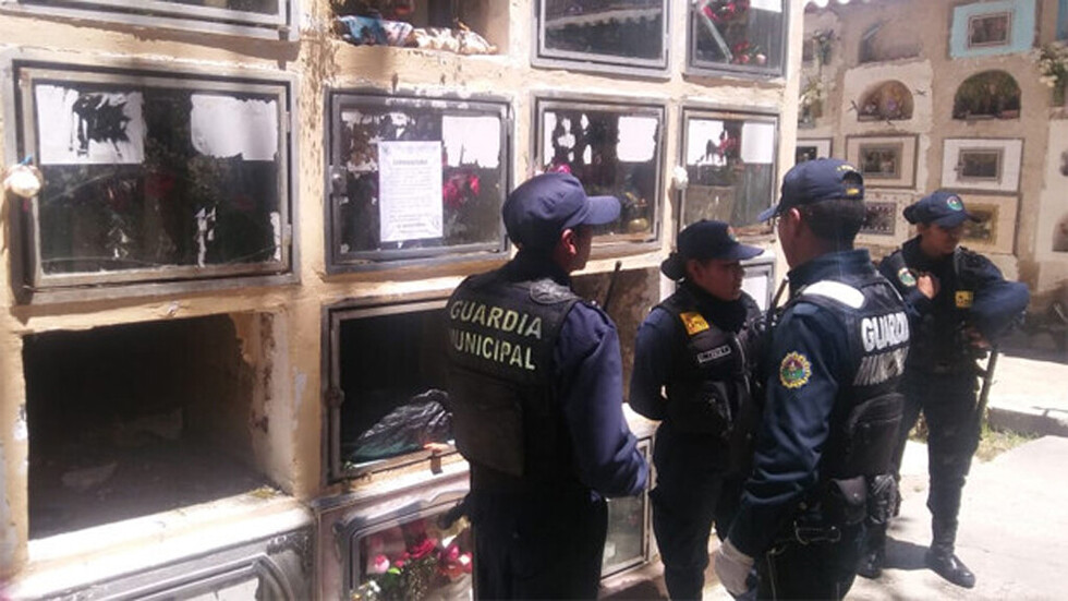 Encuentran restos de 2 fetos en un nicho vacío