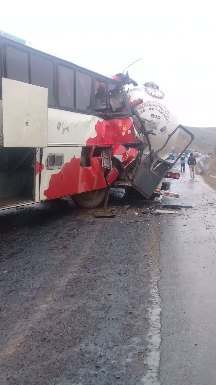Reportan un accidente en Abra del Cóndor, hay heridos