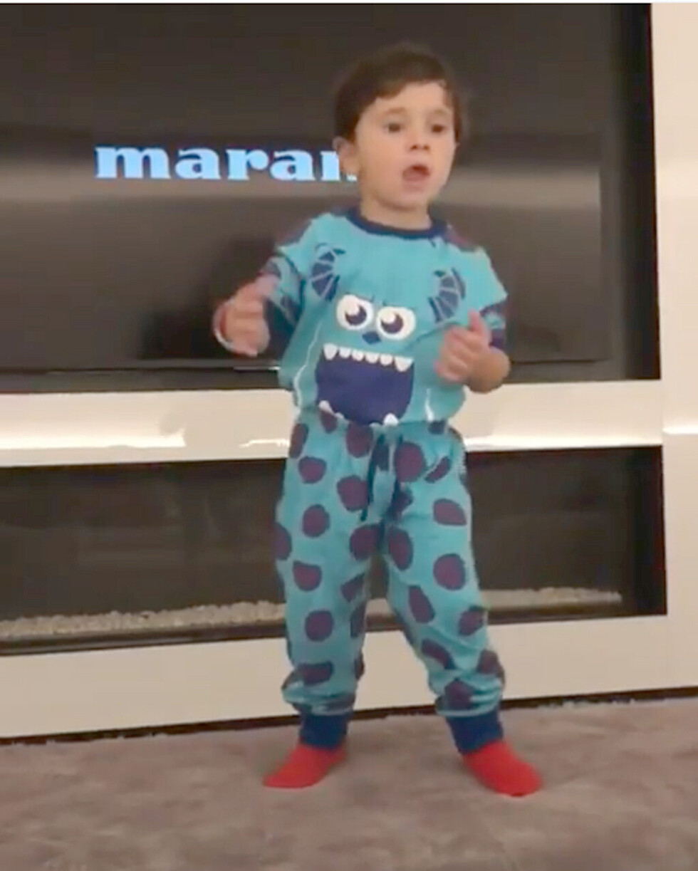 El hijo de Leo Messi cautiva  con su baile