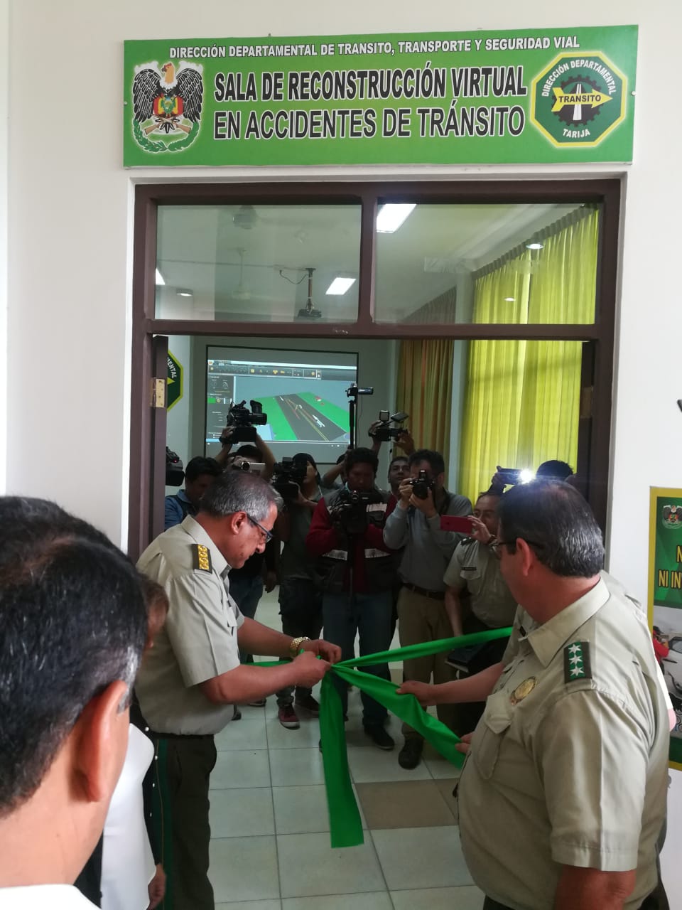 Inauguran sala de reconstrucción de accidentes de tránsito en Tarija