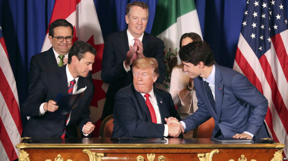 EEUU, Canadá y México firman pacto comercial